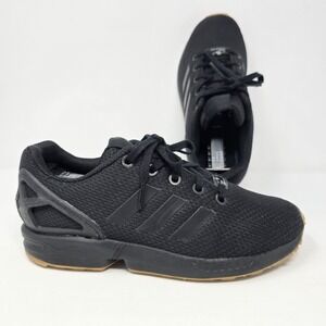 Adidas ZX Flux Core Black Gum Sole Sneakers EH3171 Mens 4 Womens 5.5